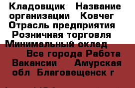 Кладовщик › Название организации ­ Ковчег › Отрасль предприятия ­ Розничная торговля › Минимальный оклад ­ 25 000 - Все города Работа » Вакансии   . Амурская обл.,Благовещенск г.